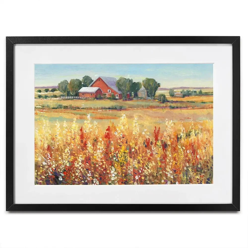 Country View Framed Art Print Country View Framed Art Print wall art product Tim O'Toole