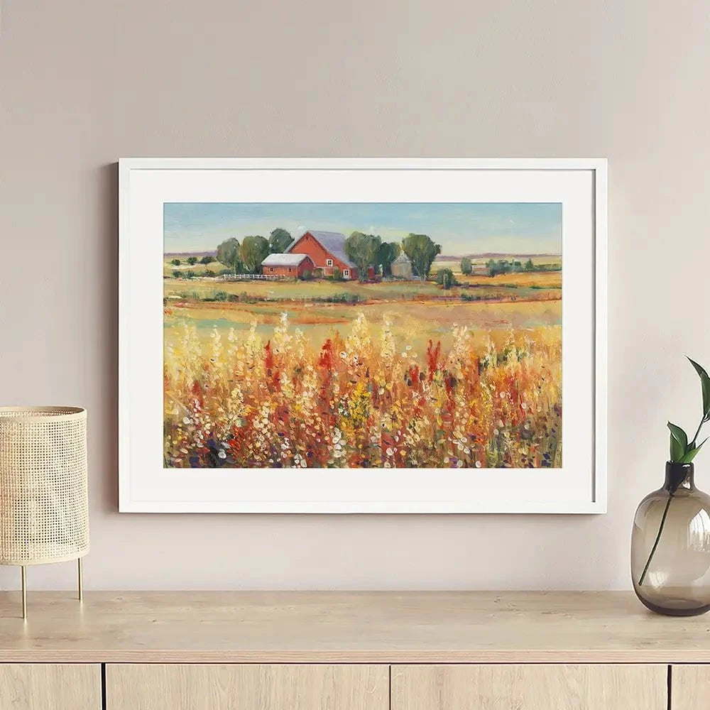 Country View Framed Art Print Country View Framed Art Print wall art product Tim O'Toole