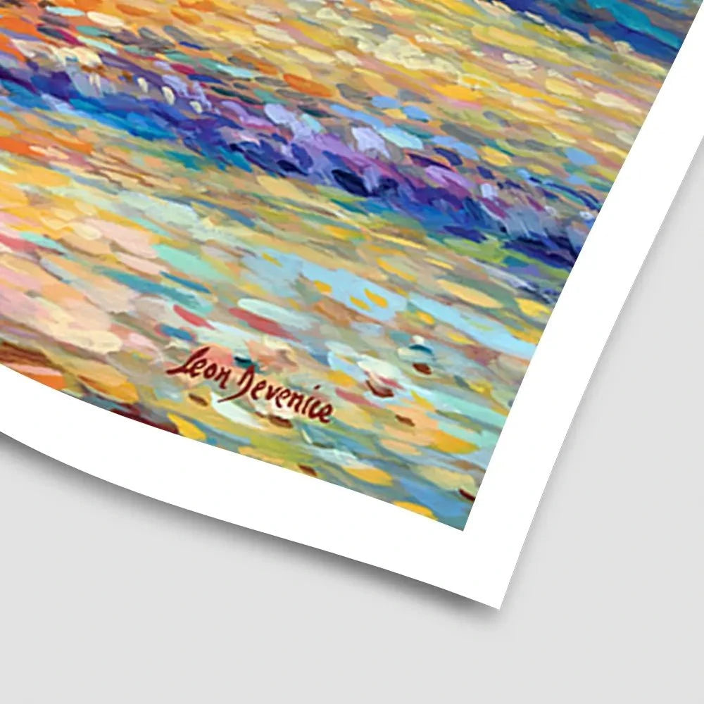 Couple At The Beach Art Print Couple At The Beach Art Print wall art product Leon Devenice