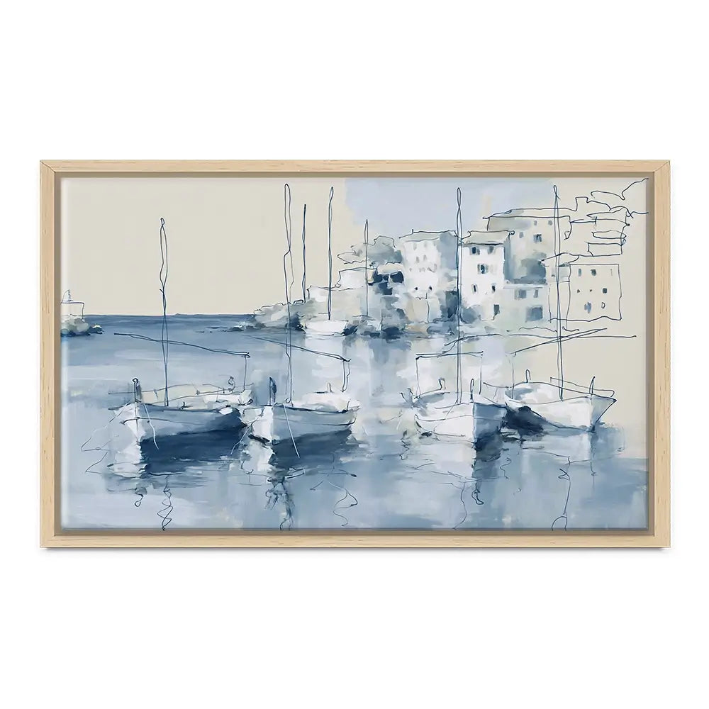 Cove Harbour Village Canvas Print Cove Harbour Village Canvas Print wall art product Chromatic Storm Studio