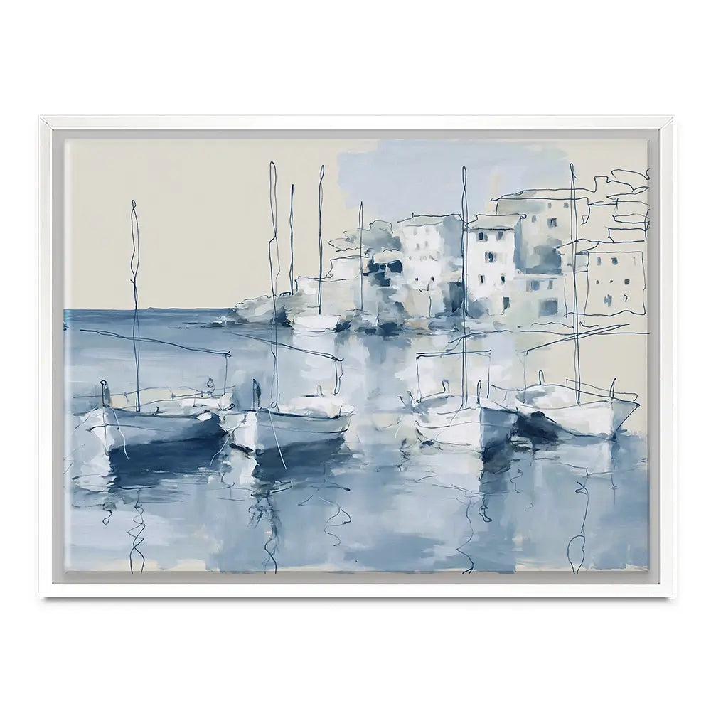 Cove Harbour Village Canvas Print Cove Harbour Village Canvas Print wall art product Chromatic Storm Studio