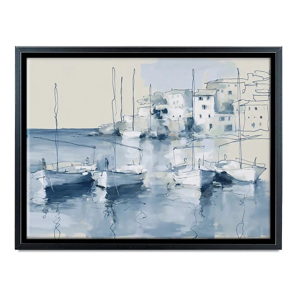 Cove Harbour Village Canvas Print Cove Harbour Village Canvas Print wall art product Chromatic Storm Studio
