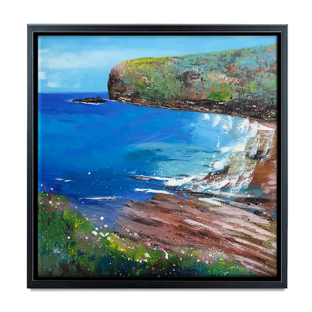 Cove Square Canvas Print Cove Square Canvas Print wall art product Laure Bury