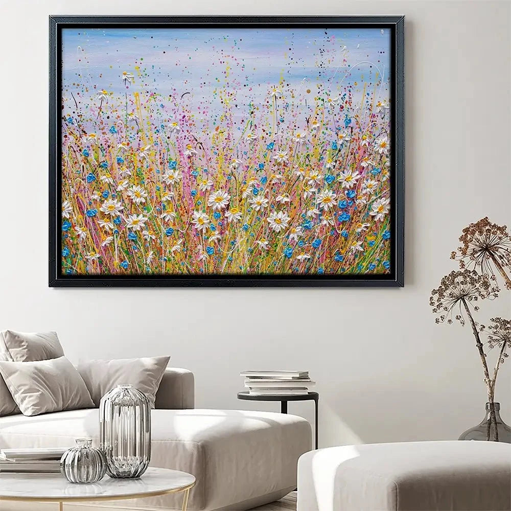 Cover Me In Daisies Canvas Print Cover Me In Daisies Canvas Print wall art product Olga Tkachyk