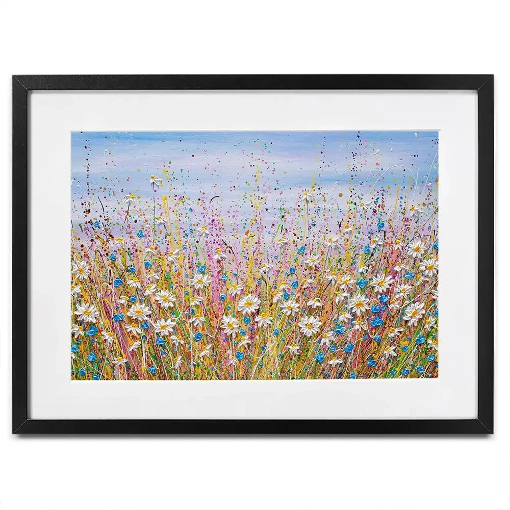Cover Me In Daisies Framed Art Print Cover Me In Daisies Framed Art Print wall art product Olga Tkachyk
