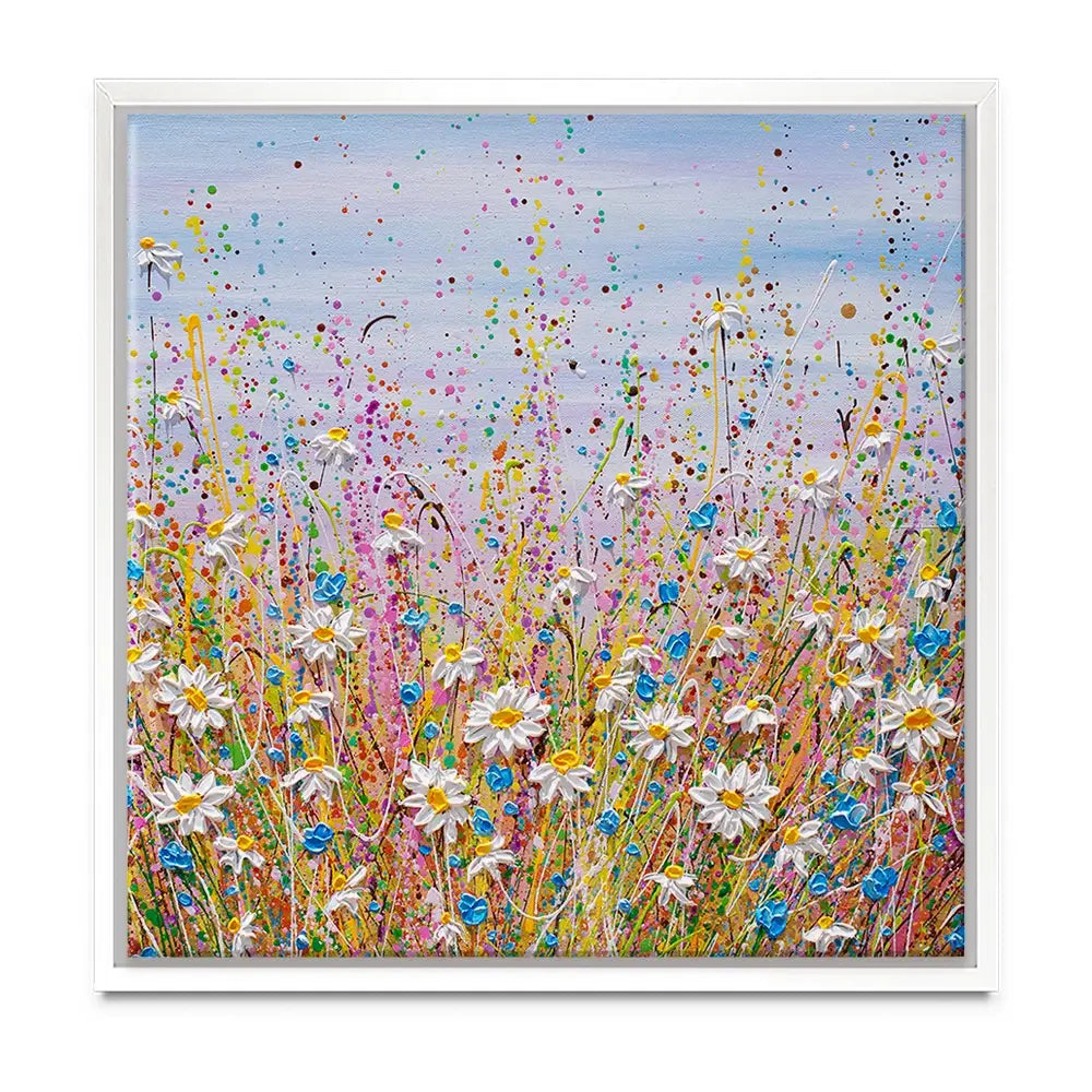 Cover Me In Daisies Oversized Canvas Print Cover Me In Daisies Oversized Canvas Print wall art product Art Print Shop