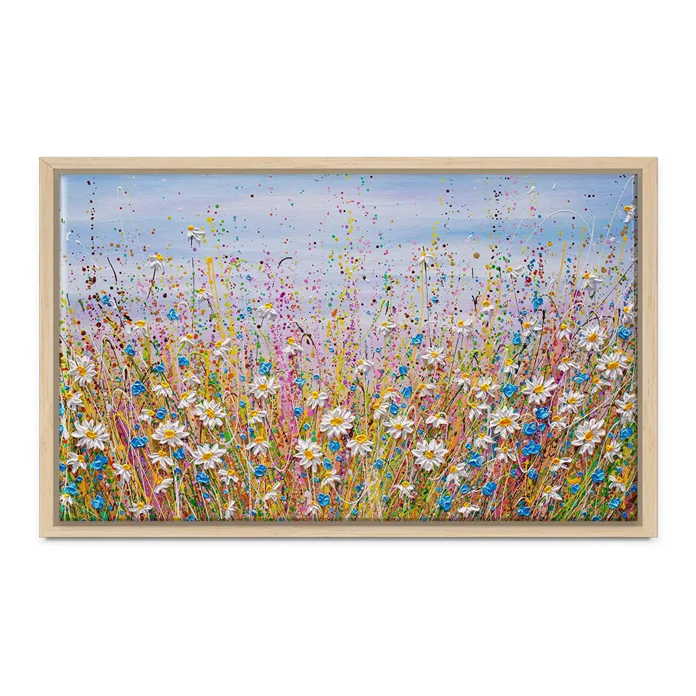Cover Me In Daisies Oversized Canvas Print Cover Me In Daisies Oversized Canvas Print wall art product Art Print Shop
