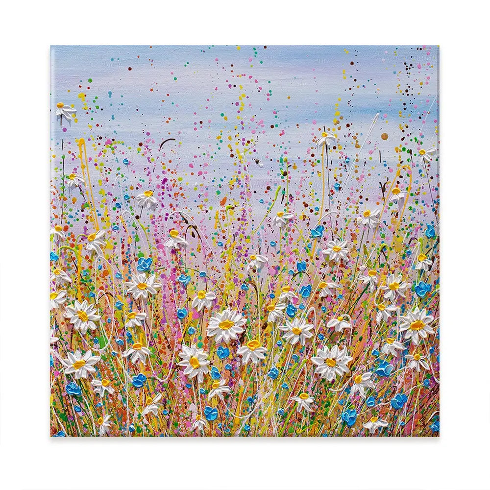 Cover Me In Daisies Oversized Canvas Print Cover Me In Daisies Oversized Canvas Print wall art product Art Print Shop