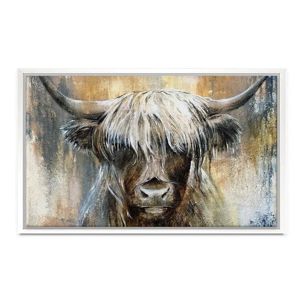 Cow Central Canvas Print Cow Central Canvas Print wall art product Studio Paint-Ing