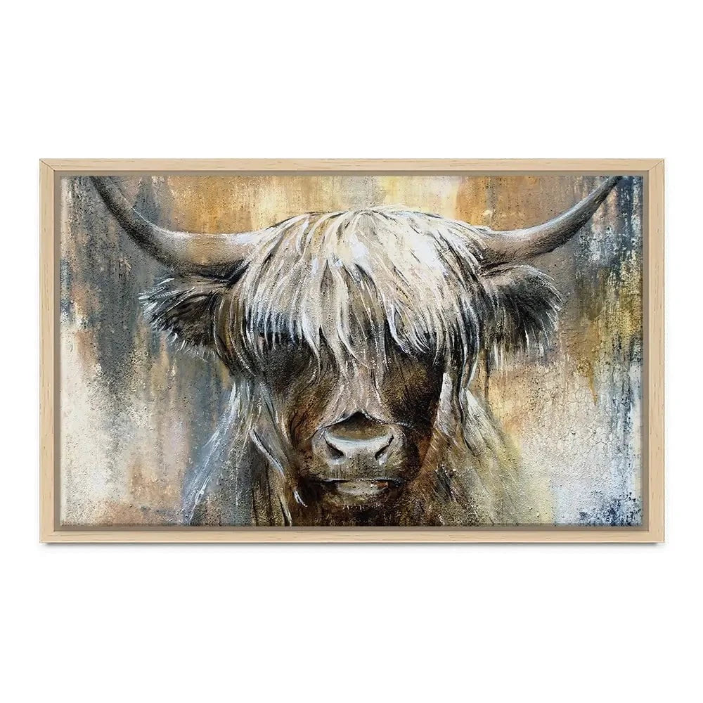 Cow Central Canvas Print Cow Central Canvas Print wall art product Studio Paint-Ing