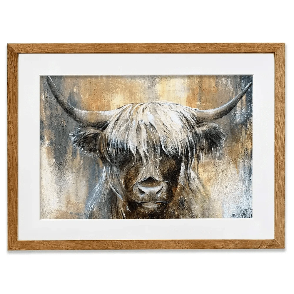 Cow Central Framed Art Print Cow Central Framed Art Print wall art product Studio Paint-Ing