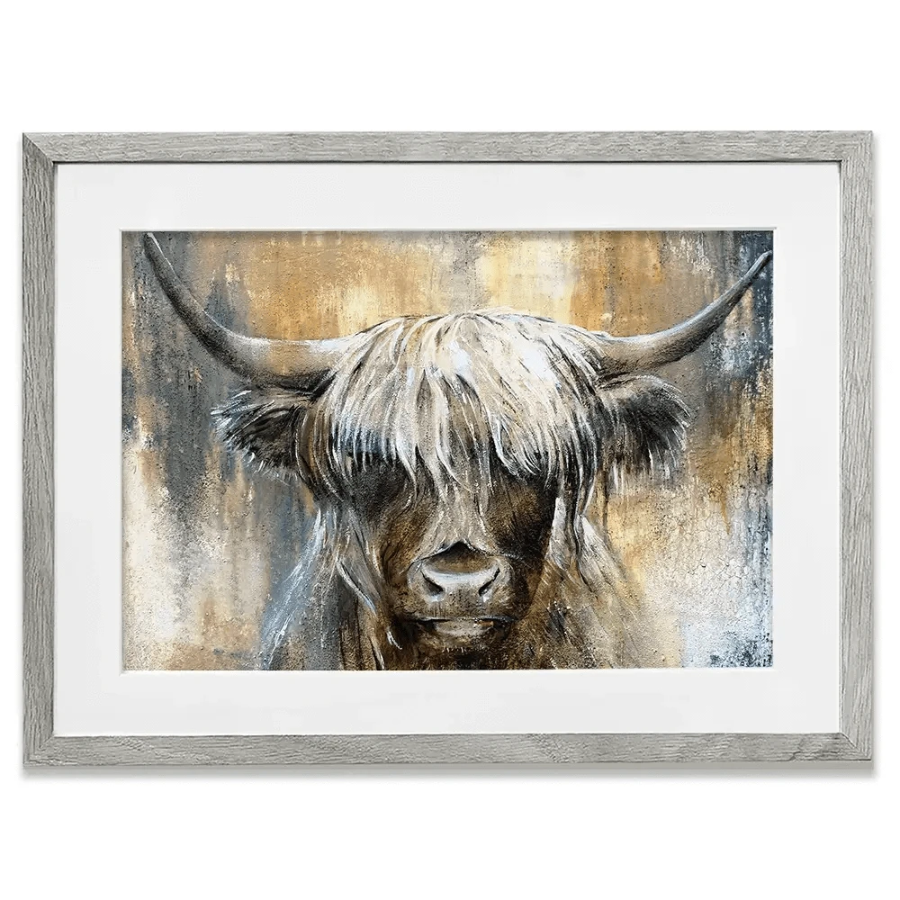 Cow Central Framed Art Print Cow Central Framed Art Print wall art product Studio Paint-Ing