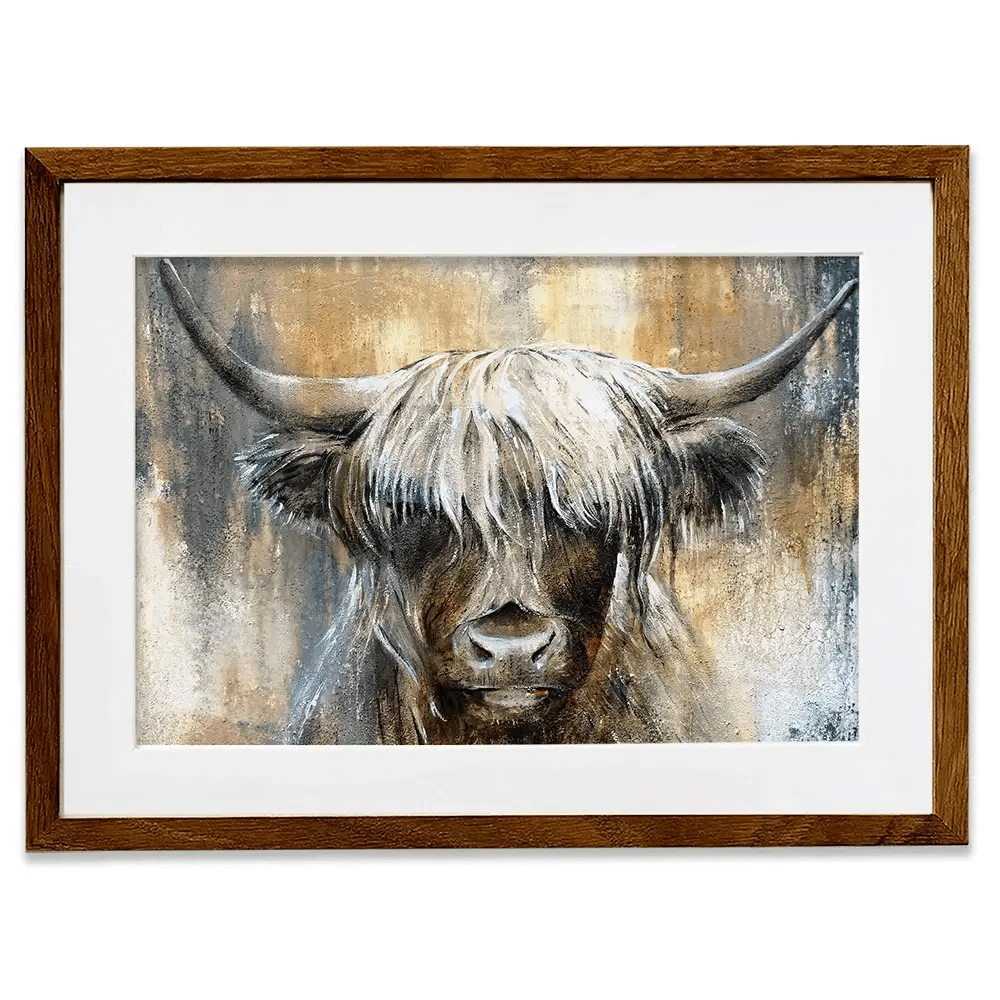 Cow Central Framed Art Print Cow Central Framed Art Print wall art product Studio Paint-Ing