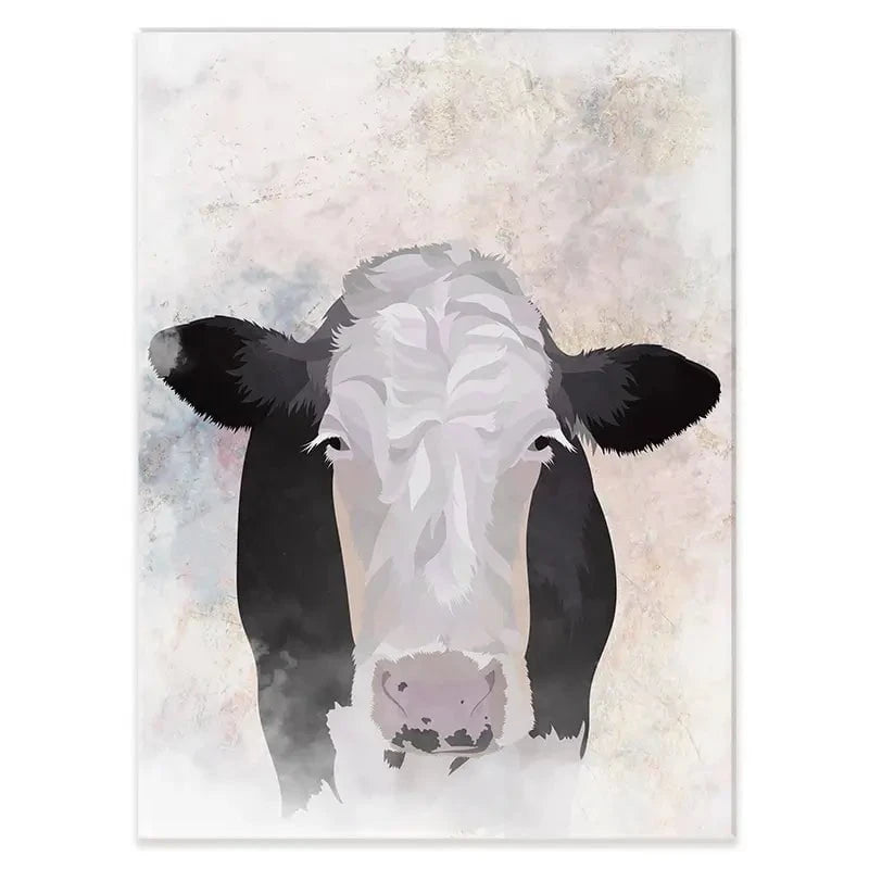Cow Haze Canvas Print Cow Haze Canvas Print wall art product Sarah Manovski