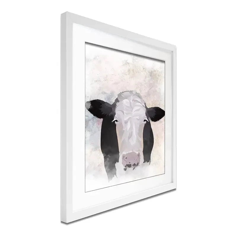 Cow Haze Framed Art Print Cow Haze Framed Art Print wall art product Sarah Manovski