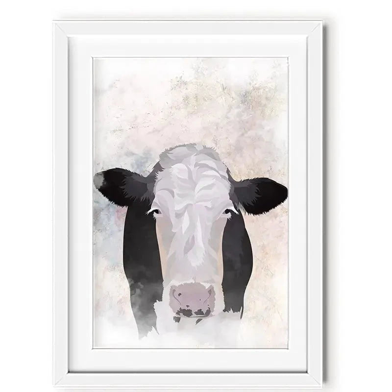 Cow Haze Framed Art Print Cow Haze Framed Art Print wall art product Sarah Manovski