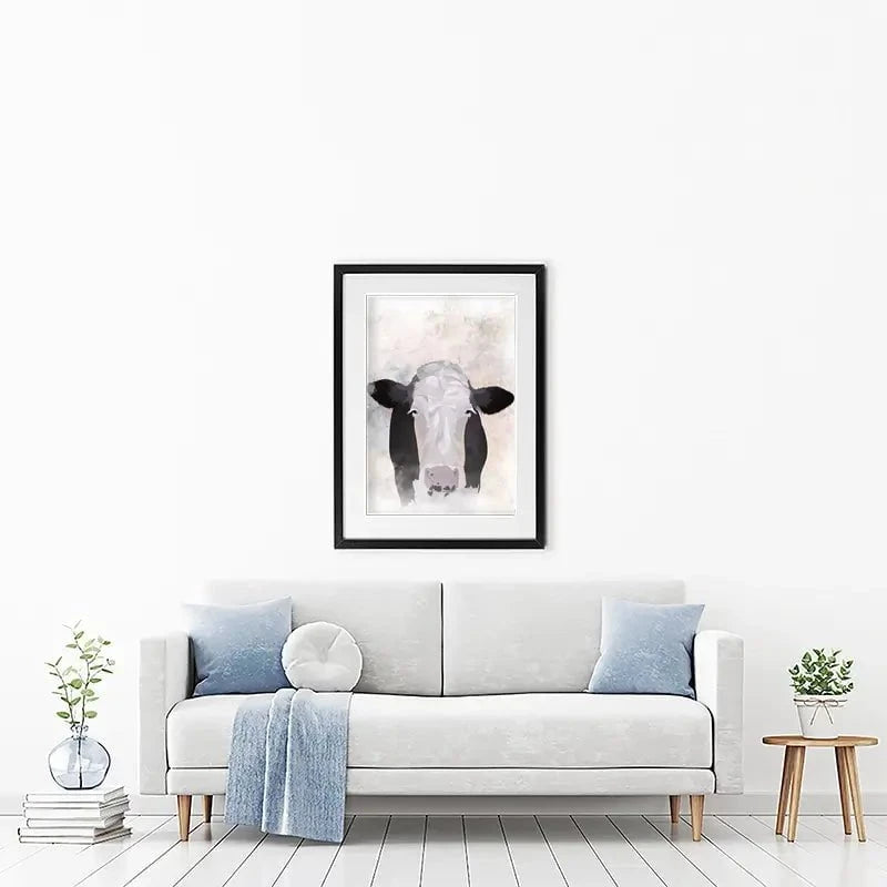 Cow Haze Framed Art Print Cow Haze Framed Art Print wall art product Sarah Manovski