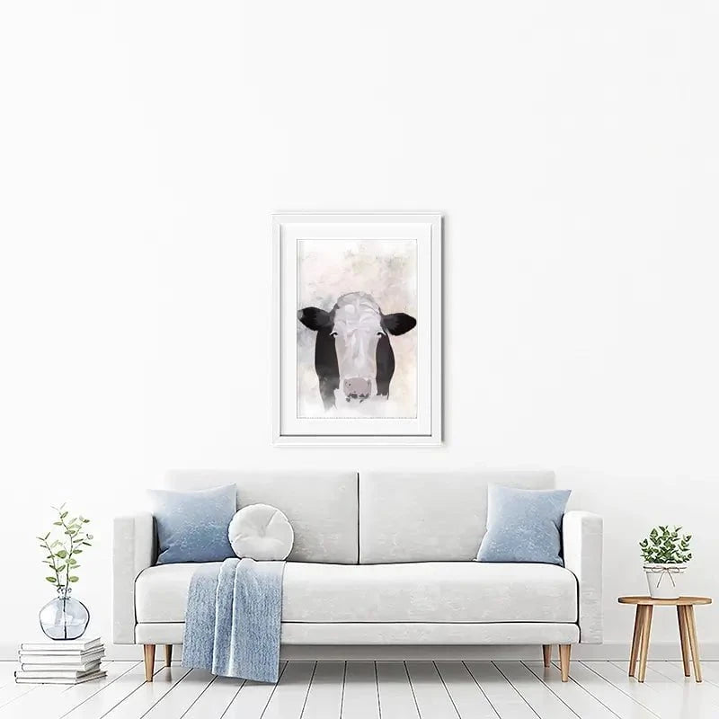 Cow Haze Framed Art Print Cow Haze Framed Art Print wall art product Sarah Manovski