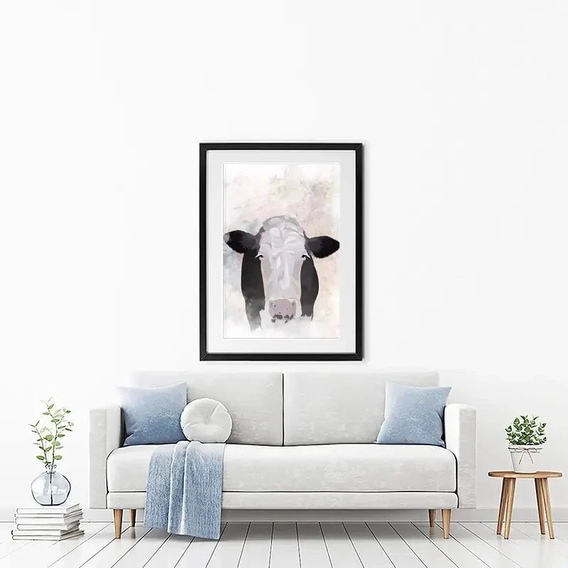 Cow Haze Framed Art Print Cow Haze Framed Art Print wall art product Sarah Manovski