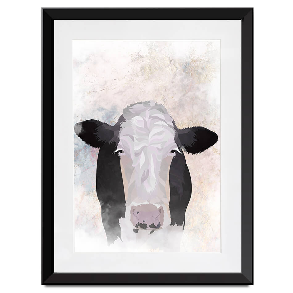 Cow Haze Framed Art Print Cow Haze Framed Art Print wall art product Sarah Manovski