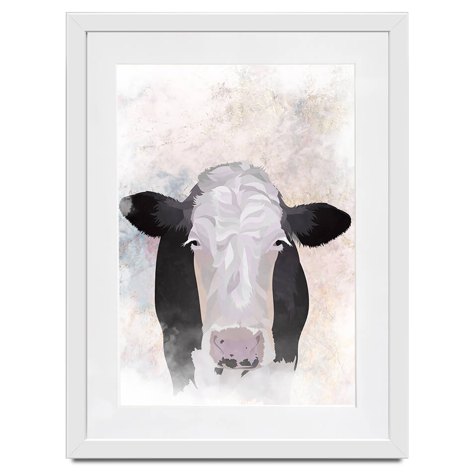 Cow Haze Framed Art Print Cow Haze Framed Art Print wall art product Sarah Manovski