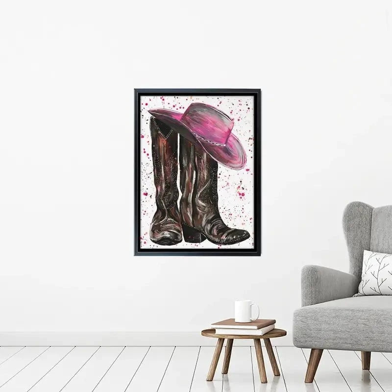 Cowgirl Canvas Print Cowgirl Canvas Print wall art product Emma LC Art