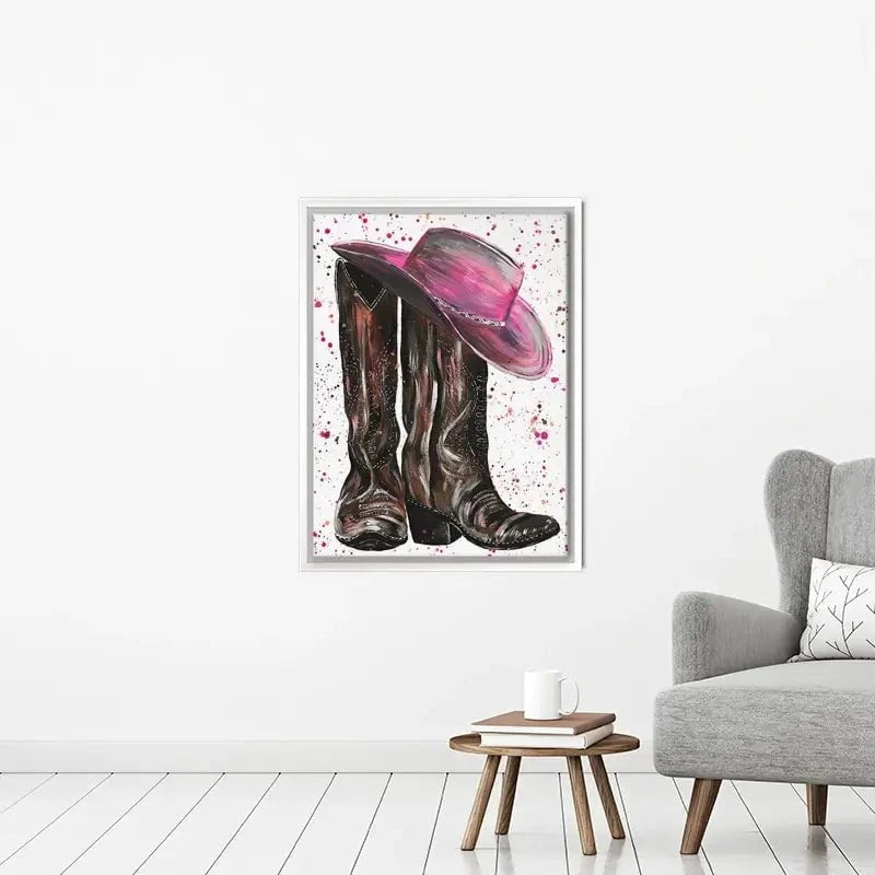 Cowgirl Canvas Print Cowgirl Canvas Print wall art product Emma LC Art