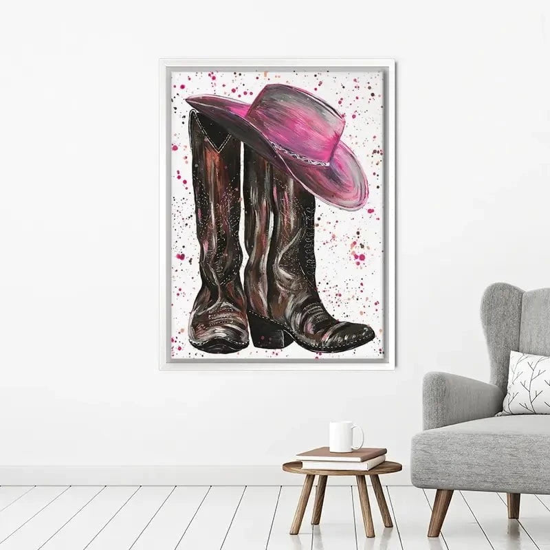 Cowgirl Canvas Print Cowgirl Canvas Print wall art product Emma LC Art