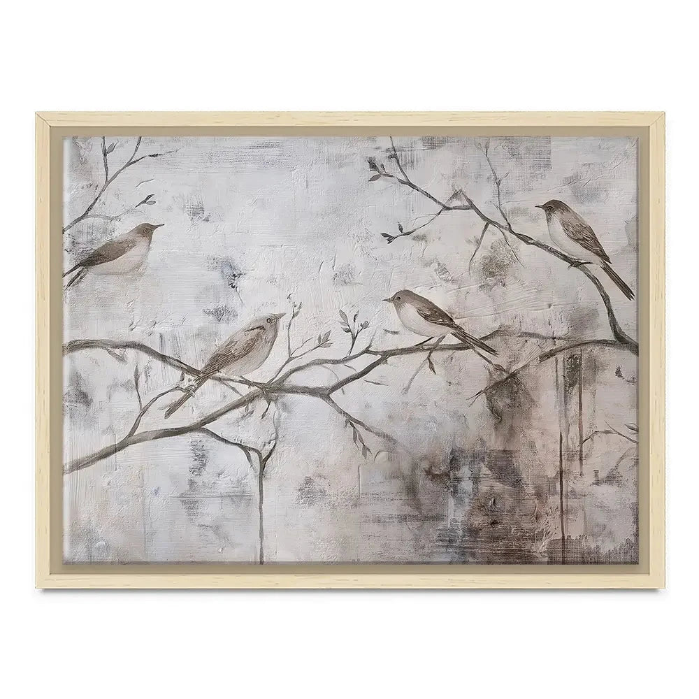 Cozy Songbirds Canvas Print Cozy Songbirds Canvas Print wall art product Svetlana Aleynikova