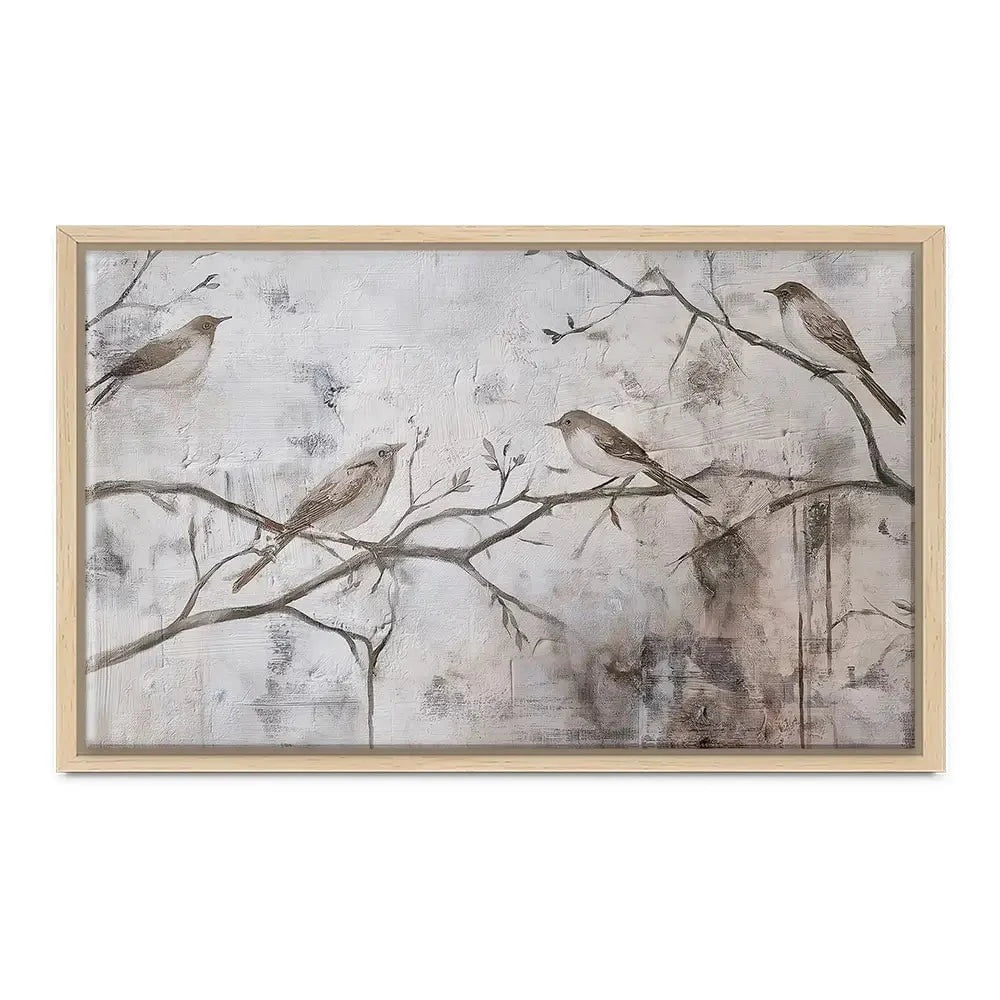 Cozy Songbirds Canvas Print Cozy Songbirds Canvas Print wall art product Svetlana Aleynikova