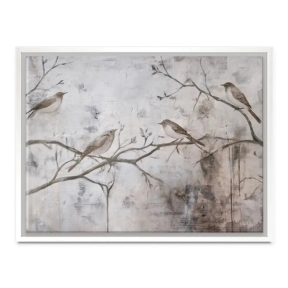 Cozy Songbirds Canvas Print Cozy Songbirds Canvas Print wall art product Svetlana Aleynikova