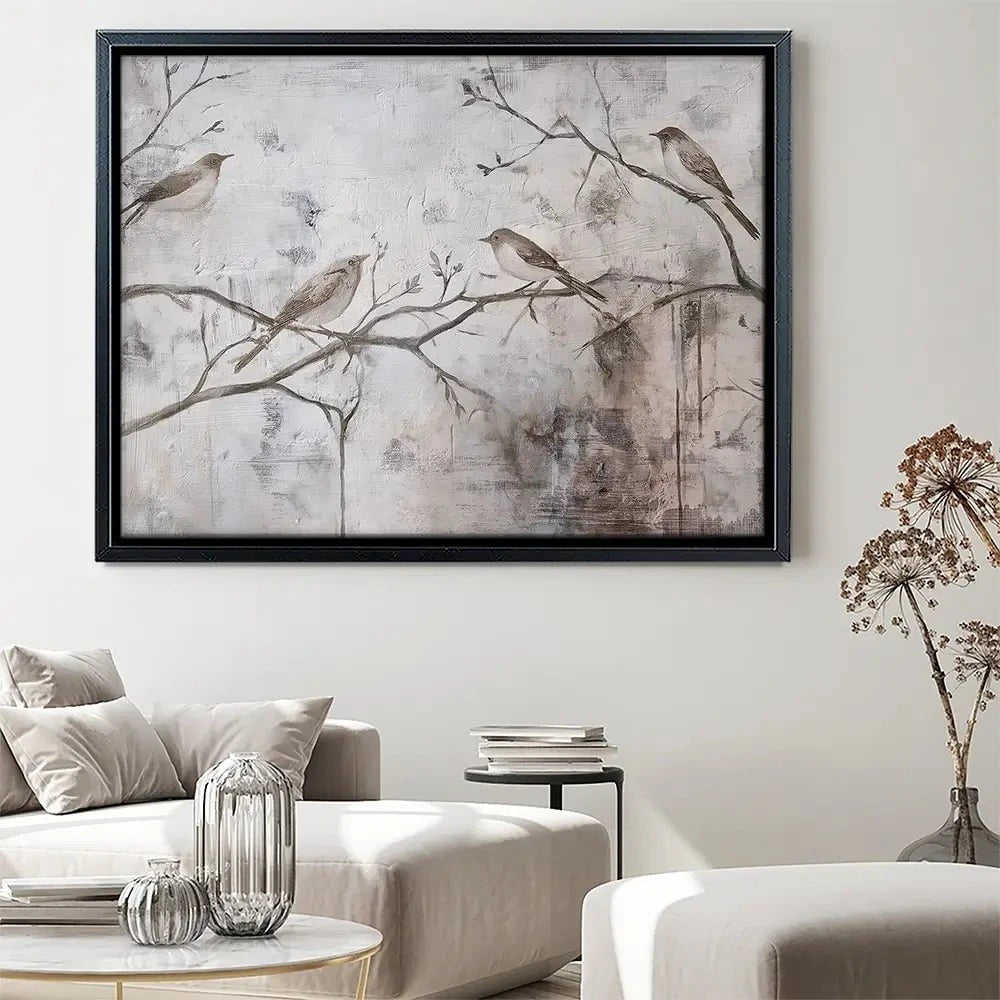 Cozy Songbirds Canvas Print Cozy Songbirds Canvas Print wall art product Svetlana Aleynikova