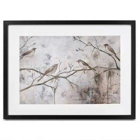 Cozy Songbirds Framed Art Print Cozy Songbirds Framed Art Print wall art product Svetlana Aleynikova