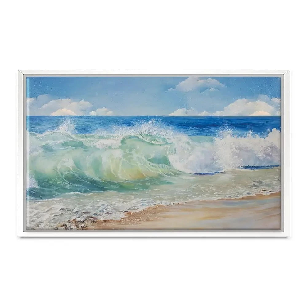 Crashing Waves Canvas Print Crashing Waves Canvas Print wall art product Eizza / Shutterstock