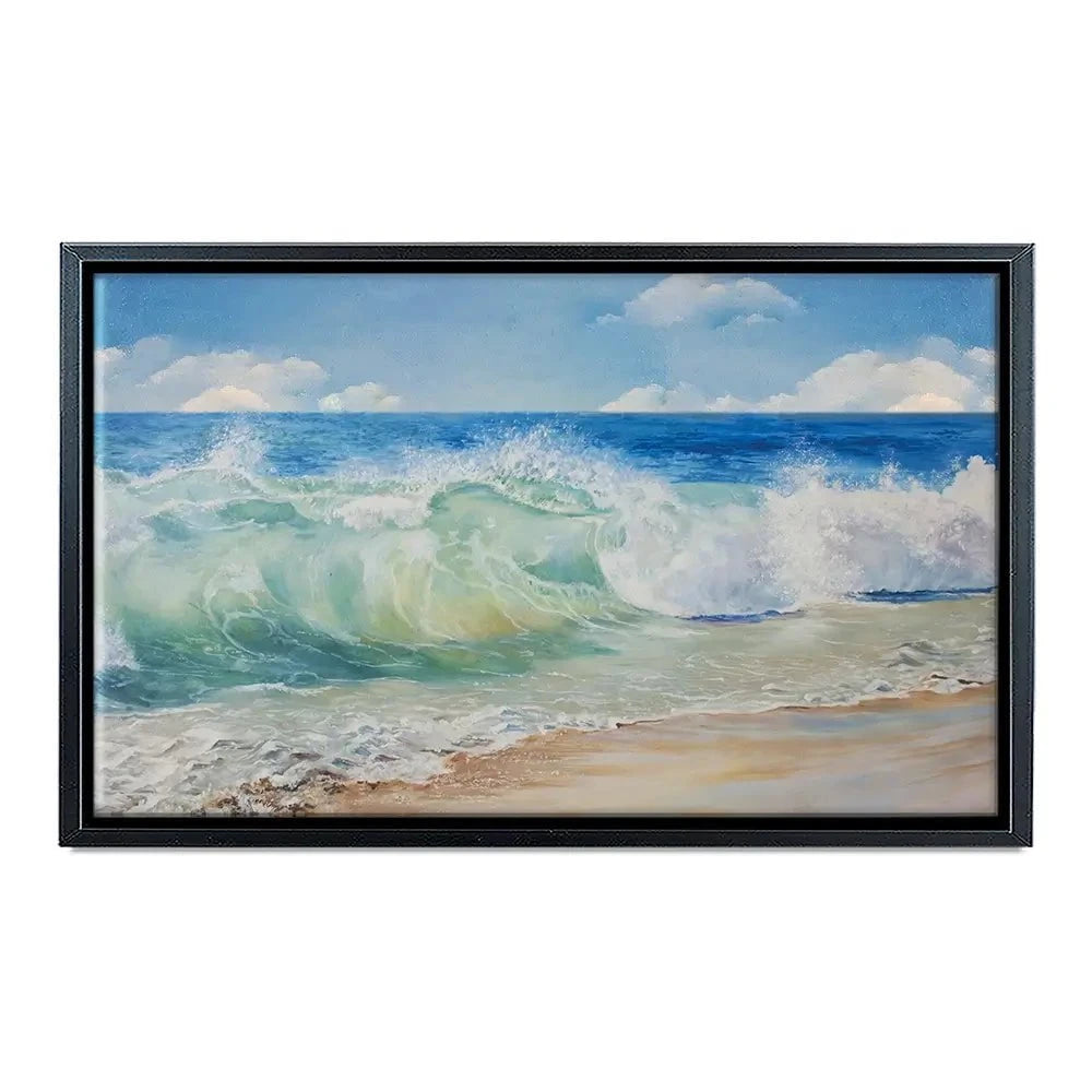 Crashing Waves Canvas Print Crashing Waves Canvas Print wall art product Eizza / Shutterstock