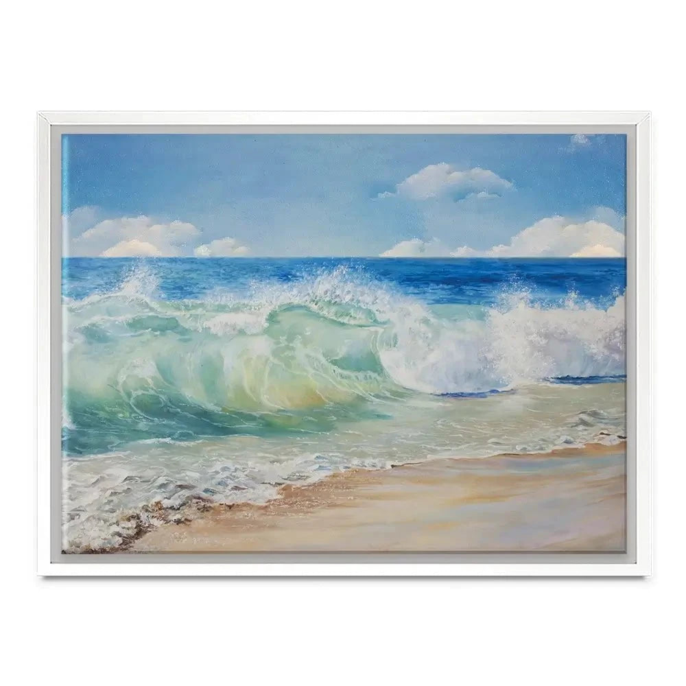 Crashing Waves Canvas Print Crashing Waves Canvas Print wall art product Eizza / Shutterstock