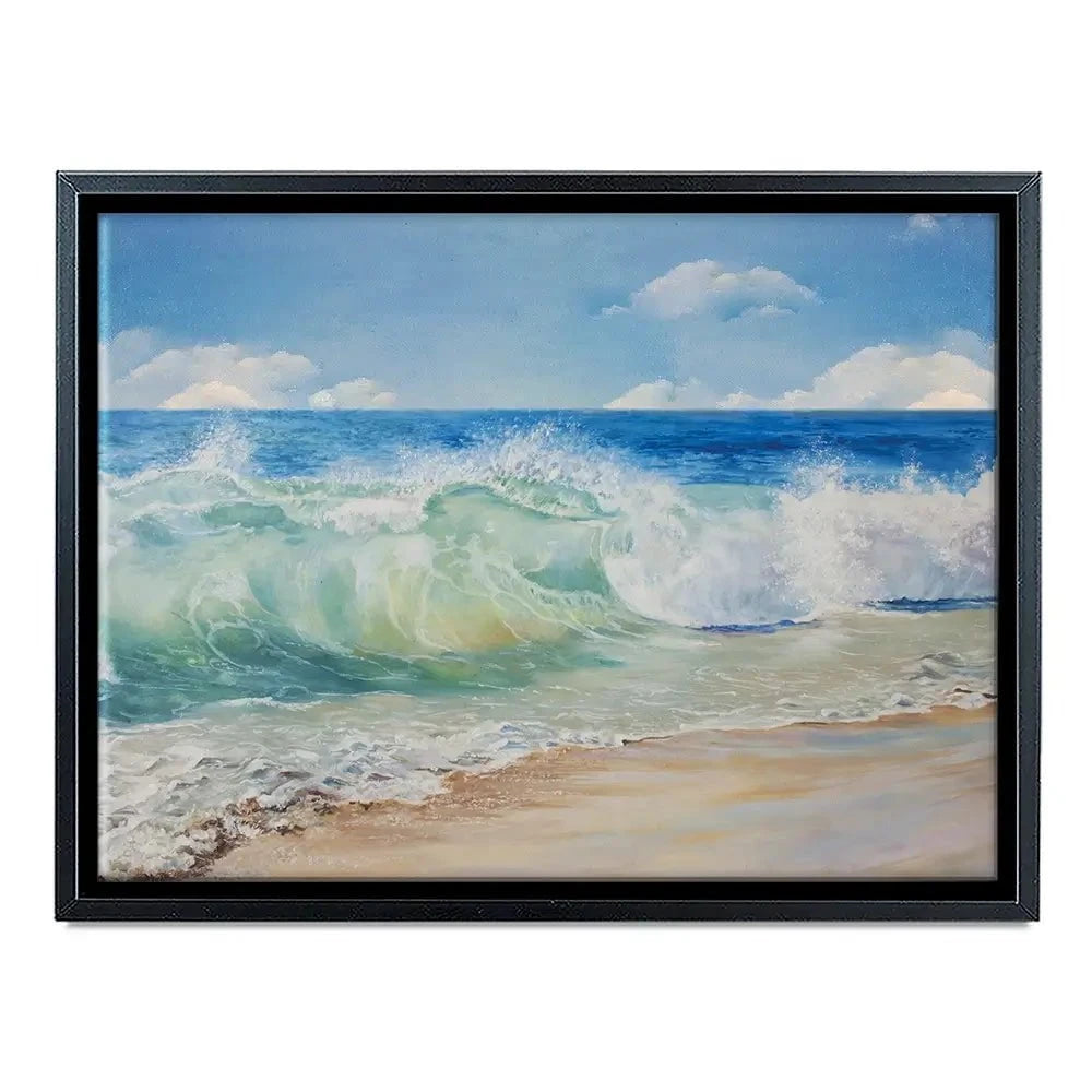 Crashing Waves Canvas Print Crashing Waves Canvas Print wall art product Eizza / Shutterstock