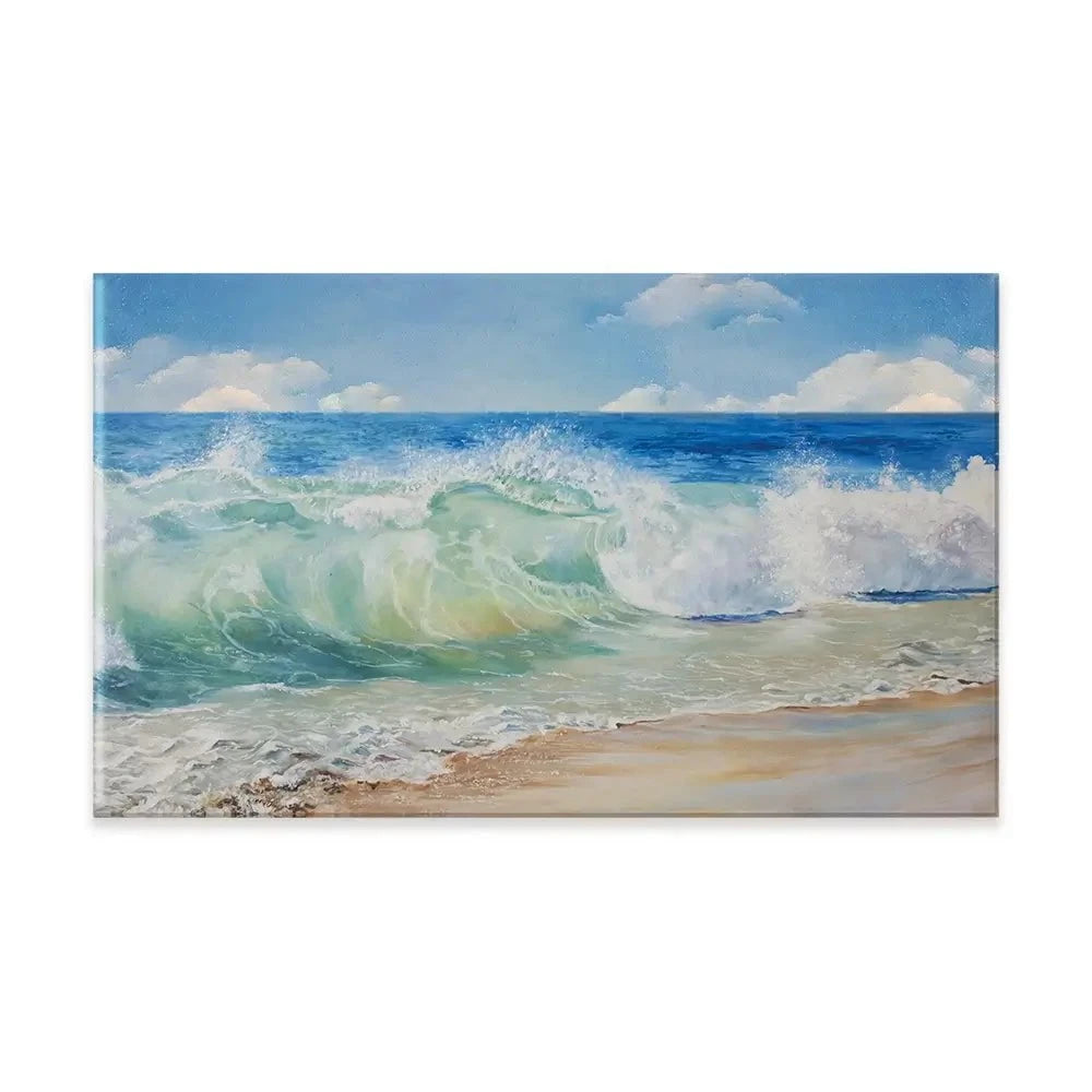 Crashing Waves Canvas Print Crashing Waves Canvas Print wall art product Eizza / Shutterstock