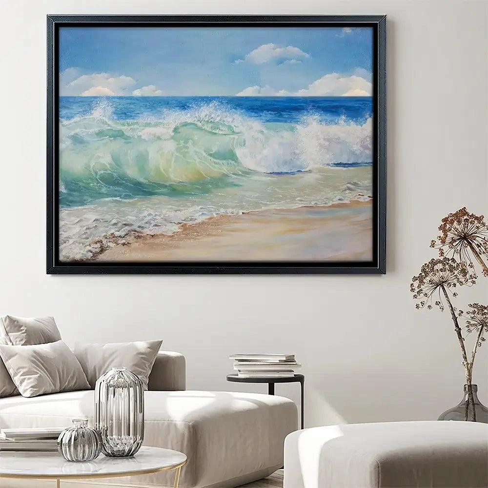 Crashing Waves Canvas Print Crashing Waves Canvas Print wall art product Eizza / Shutterstock