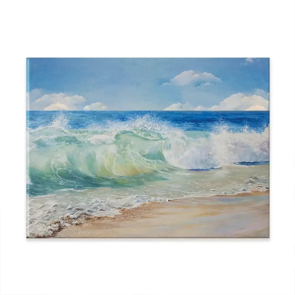 Crashing Waves Canvas Print Crashing Waves Canvas Print wall art product Eizza / Shutterstock