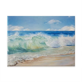 Crashing Waves Canvas Print Crashing Waves Canvas Print wall art product Eizza / Shutterstock