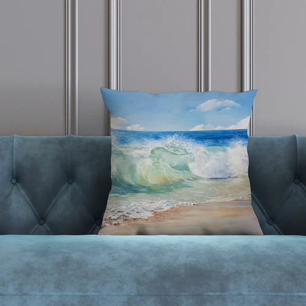 Crashing Waves Cushion Crashing Waves Cushion wall art product Eizza / Shutterstock