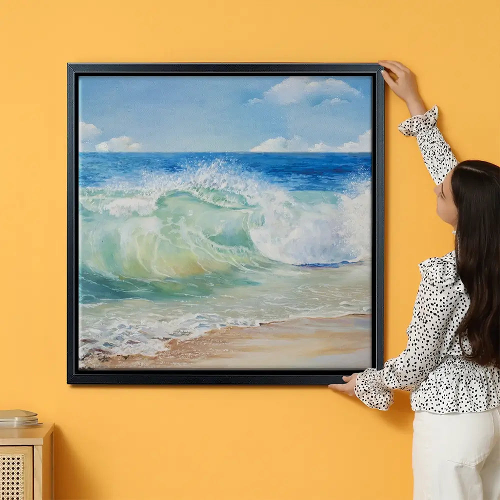 Crashing Waves Oversized Canvas Print Crashing Waves Oversized Canvas Print wall art product Art Print Shop