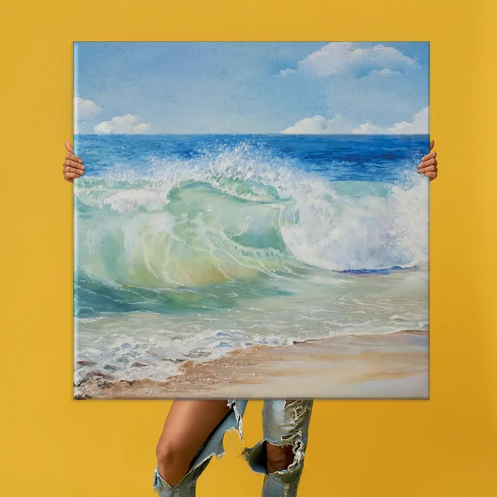 Crashing Waves Oversized Canvas Print Crashing Waves Oversized Canvas Print wall art product Art Print Shop