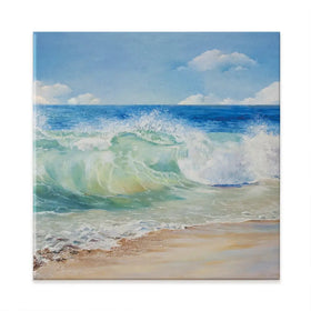 Crashing Waves Square Canvas Print Crashing Waves Square Canvas Print wall art product Eizza / Shutterstock