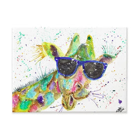 Crazy Giraffe Canvas Print Crazy Giraffe Canvas Print wall art product Jamie Taylor