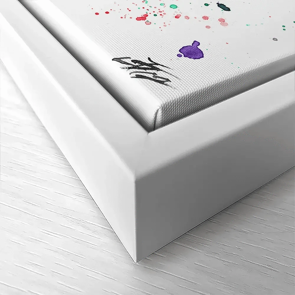 Crazy Giraffe Canvas Print Crazy Giraffe Canvas Print wall art product Jamie Taylor