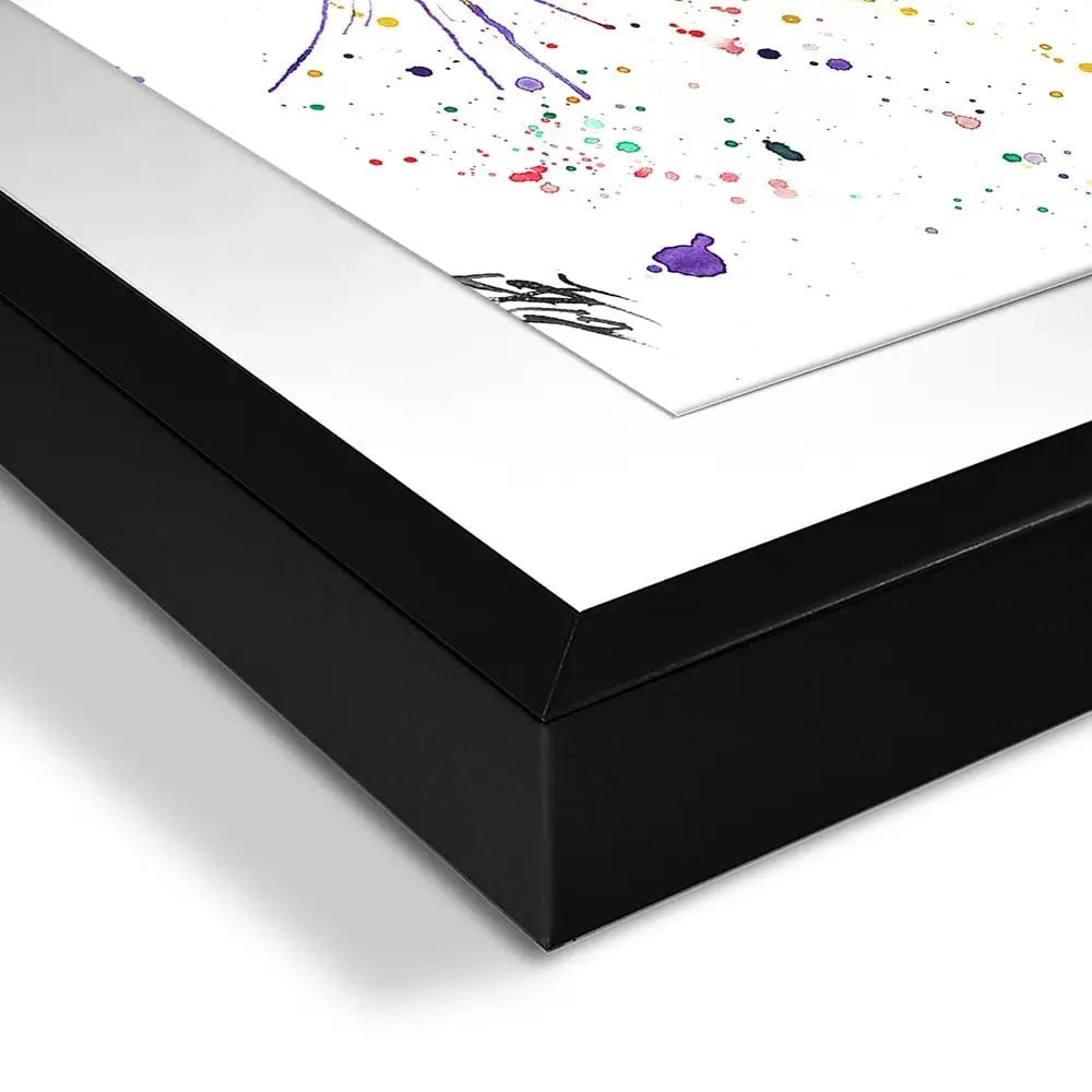 Crazy Giraffe Framed Art Print Crazy Giraffe Framed Art Print wall art product Jamie Taylor