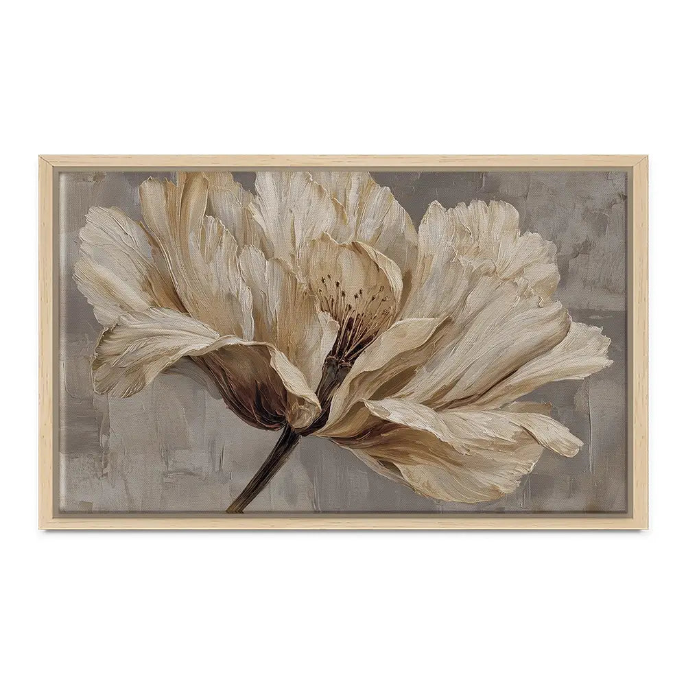 Cream Peony Canvas Print Cream Peony Canvas Print wall art product Svetlana Aleynikova