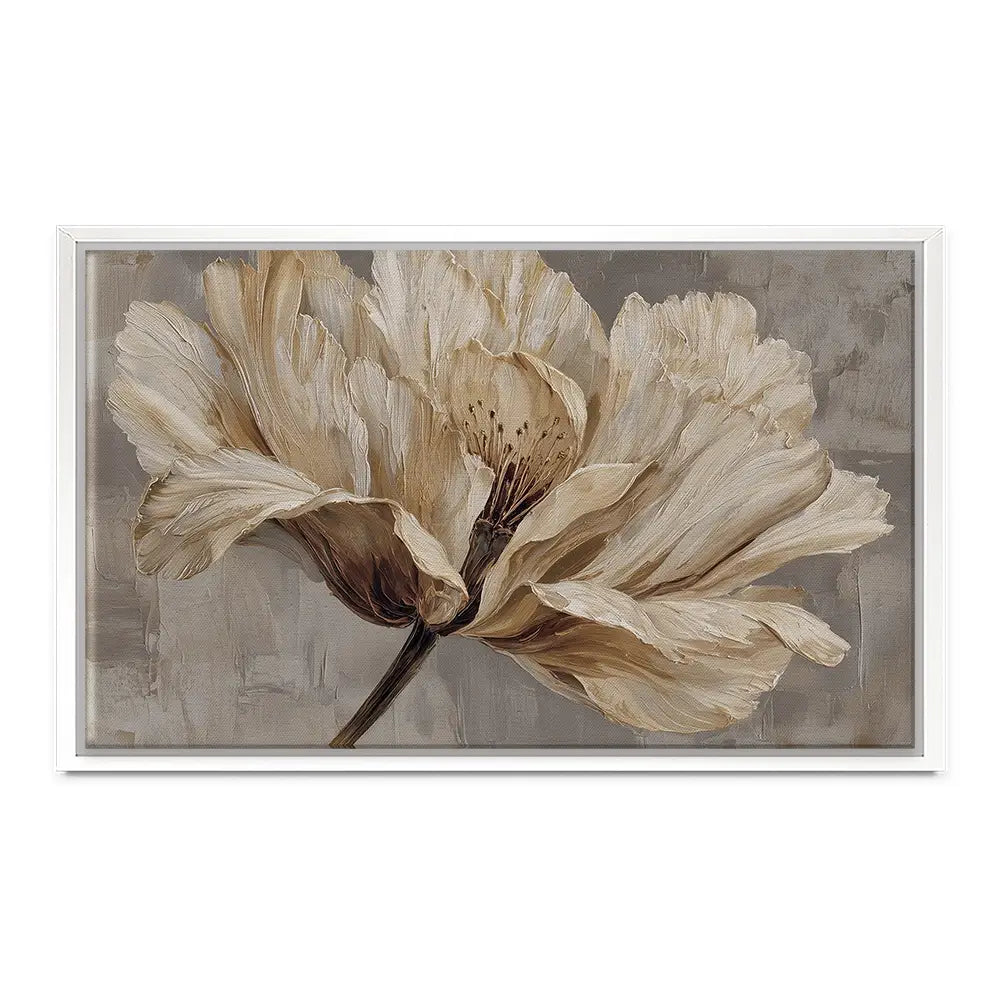 Cream Peony Canvas Print Cream Peony Canvas Print wall art product Svetlana Aleynikova
